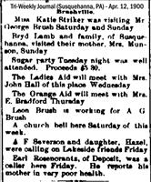 Brushville(PA)News(Apr.12, 1900)